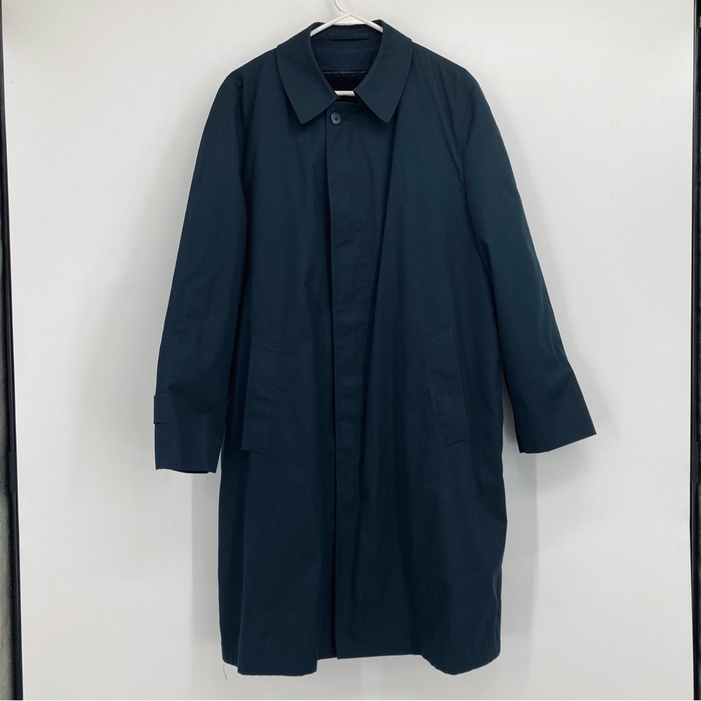 Men's Navy Trench Coat